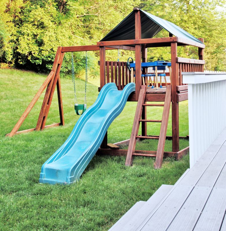 Wooden Playset Installation in Kansas City, MO