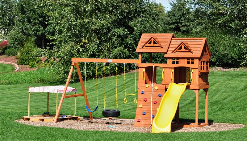 Wooden Playset Installation in Prescott Valley, AZ