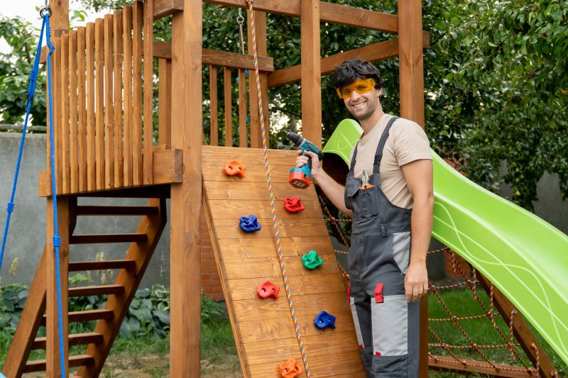 Wooden Swing Set Installation in Boulder, CO